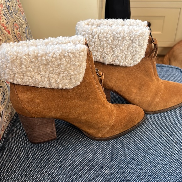 NWOT Splendid faux shearling ankle boot size 11 - Picture 3 of 10